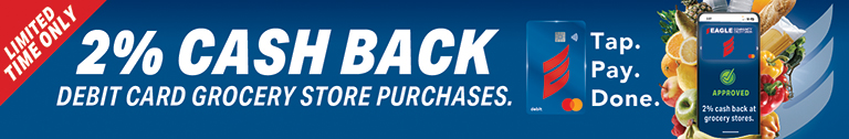 2% Cash Back on Groceries Banner - Until 12/31/2024